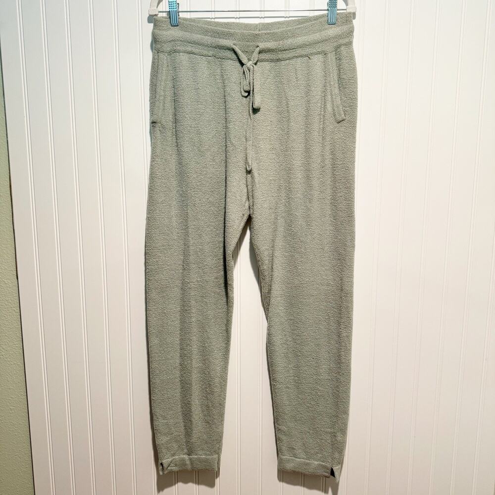 Barefoot Dreams Cozychic Lite Jogger Pants Sage Green Size Medium